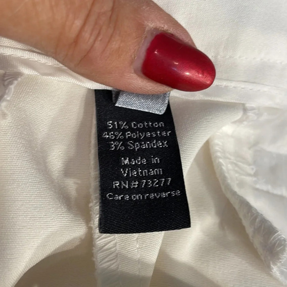 ☀️Apt 9 Tori Capri EUC White size 12 ☀️ - Picture 5 of 8